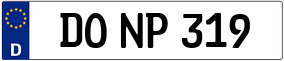 Truck License Plate